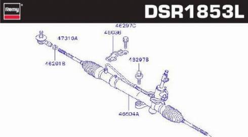 Remy DSR1853L - Steering Gear autospares.lv