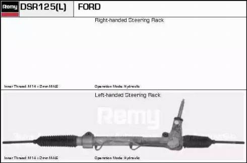 Remy DSR125L - Steering Gear autospares.lv