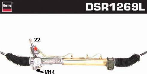 Remy DSR1269L - Steering Gear autospares.lv