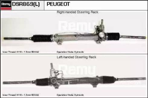 Remy DSR869L - Steering Gear autospares.lv