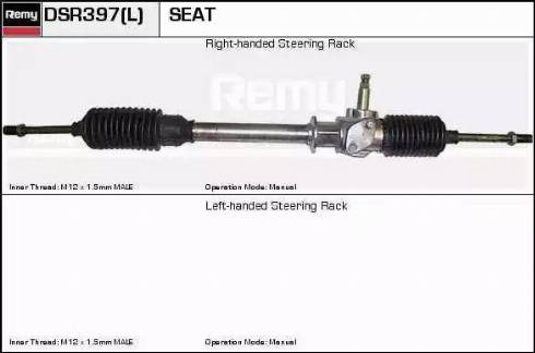 Remy DSR397L - Steering Gear autospares.lv