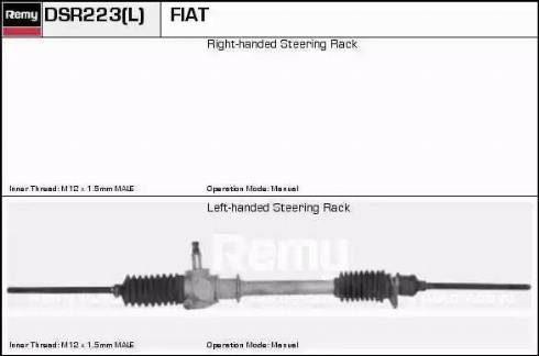 Remy DSR223L - Steering Gear autospares.lv