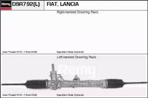 Remy DSR792L - Steering Gear autospares.lv