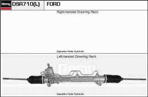 Remy DSR710L - Steering Gear autospares.lv