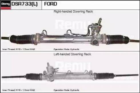 Remy DSR733L - Steering Gear autospares.lv