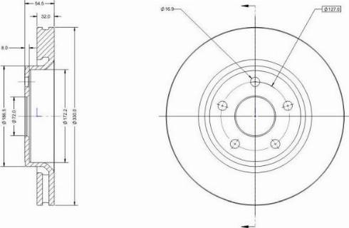 Remy RAD1991C - Brake Disc autospares.lv