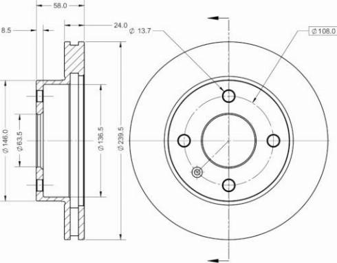 Remy RAD1997C - Brake Disc autospares.lv