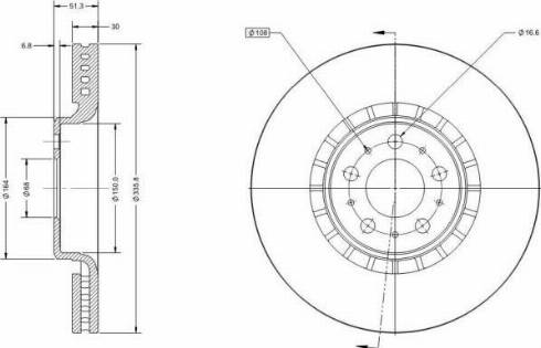 Remy RAD1959C - Brake Disc autospares.lv