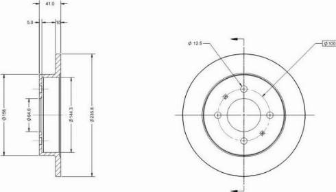 Remy RAD1958C - Brake Disc autospares.lv