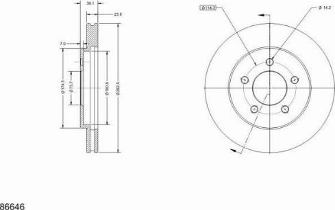 Remy RAD1952C - Brake Disc autospares.lv