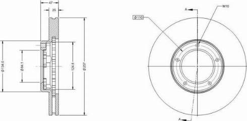 Remy RAD1960C - Brake Disc autospares.lv