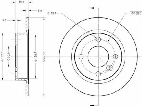 Remy RAD1967C - Brake Disc autospares.lv