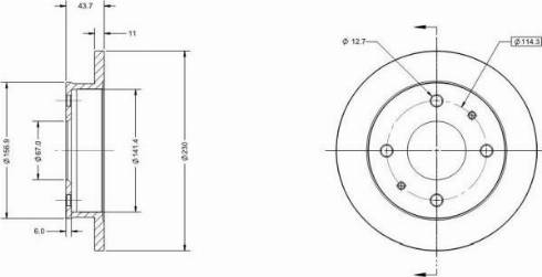 Remy RAD1903C - Brake Disc autospares.lv