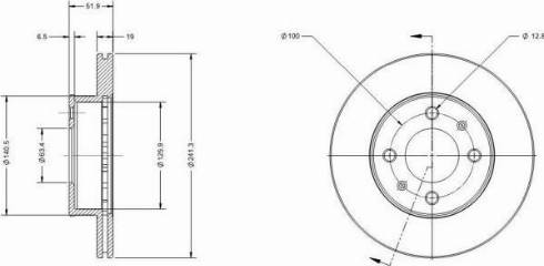 Remy RAD1918C - Brake Disc autospares.lv