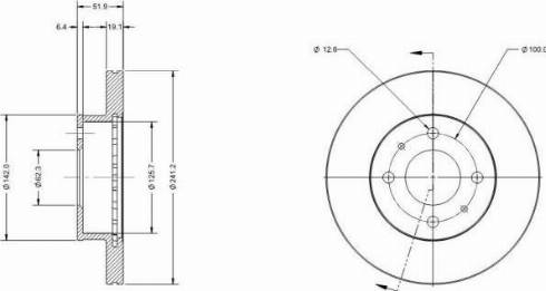 Remy RAD1917C - Brake Disc autospares.lv