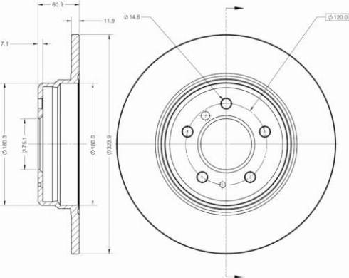 Remy RAD1988C - Brake Disc autospares.lv