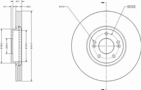 Remy RAD1987C - Brake Disc autospares.lv