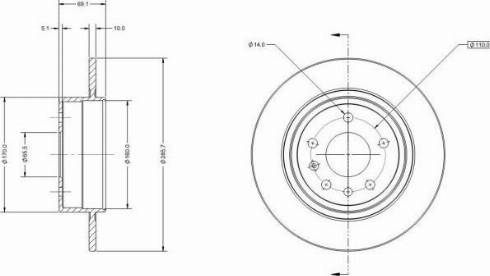 Remy RAD1930C - Brake Disc autospares.lv