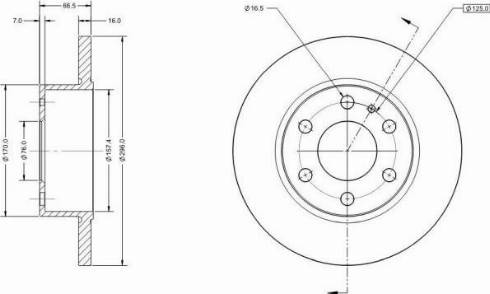 Remy RAD1927C - Brake Disc autospares.lv