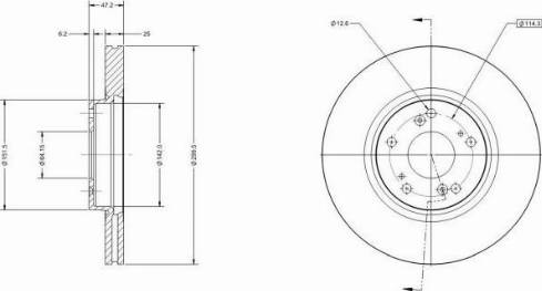 Remy RAD1976C - Brake Disc autospares.lv