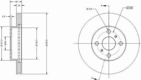 Remy RAD1490C - Brake Disc autospares.lv