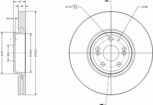 Remy RAD1447C - Brake Disc autospares.lv