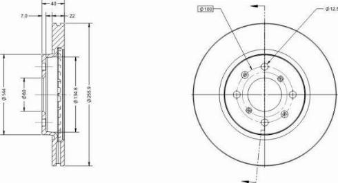 Remy RAD1454C - Brake Disc autospares.lv