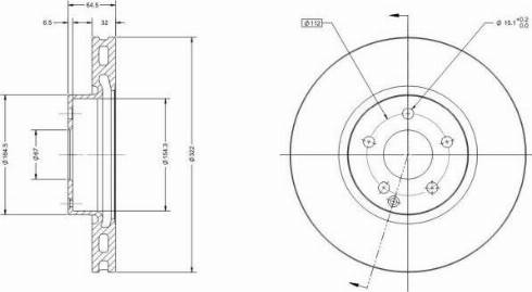 Remy RAD1456C - Brake Disc autospares.lv