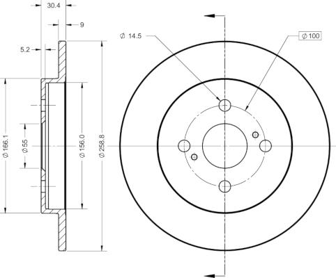 Remy RAD1452C - Brake Disc autospares.lv