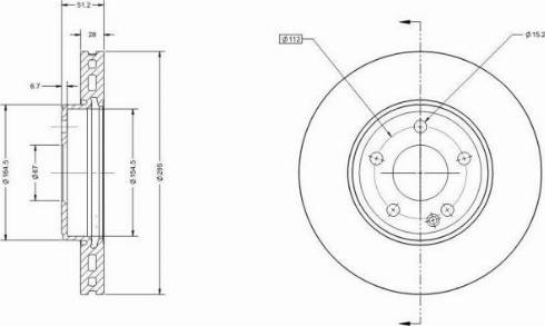 Remy RAD1461C - Brake Disc autospares.lv