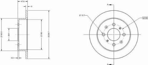 Remy RAD1468C - Brake Disc autospares.lv