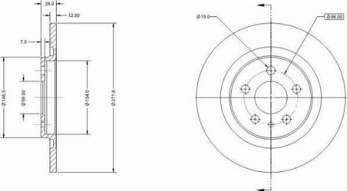 Remy RAD1404C - Brake Disc autospares.lv