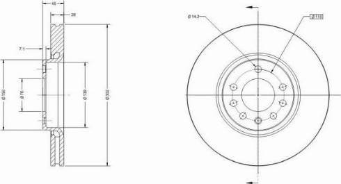 Remy RAD1402C - Brake Disc autospares.lv