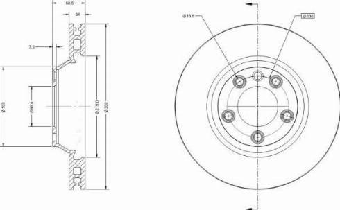 Remy RAD1414C - Brake Disc autospares.lv