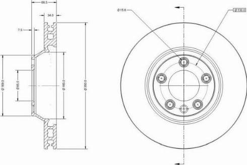 Remy RAD1415C - Brake Disc autospares.lv