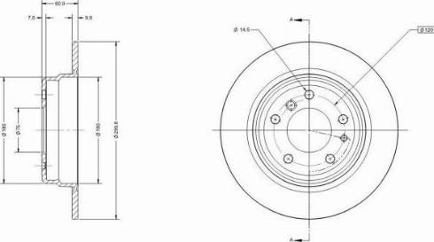 Remy RAD1481C - Brake Disc autospares.lv