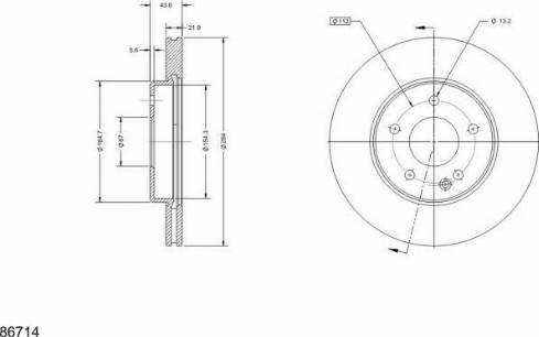 Remy RAD1483C - Brake Disc autospares.lv