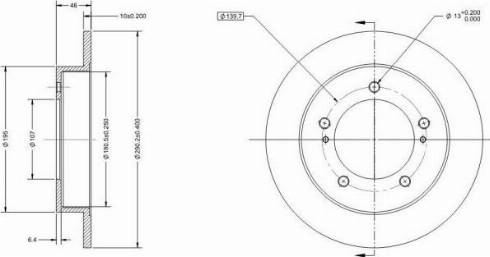 Remy RAD1433C - Brake Disc autospares.lv