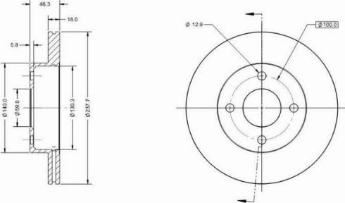 Remy RAD1429C - Brake Disc autospares.lv