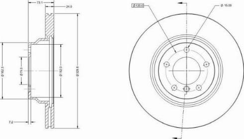 Remy RAD1427C - Brake Disc autospares.lv