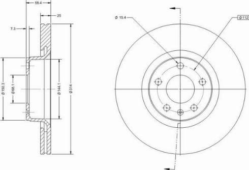 Remy RAD1472C - Brake Disc autospares.lv