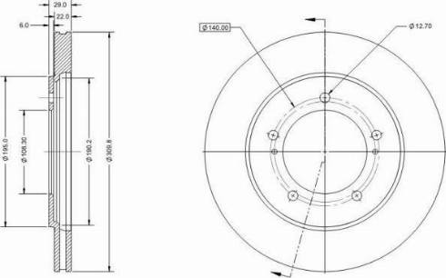 Remy RAD1546C - Brake Disc autospares.lv