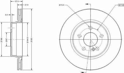 Remy RAD1541C - Brake Disc autospares.lv