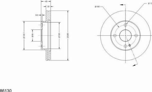 Remy RAD1551C - Brake Disc autospares.lv