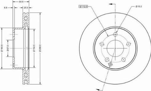 Remy RAD1505C - Brake Disc autospares.lv