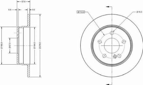 Remy RAD1506C - Brake Disc autospares.lv