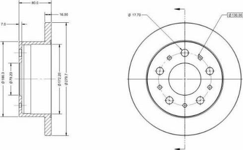 Remy RAD1500C - Brake Disc autospares.lv