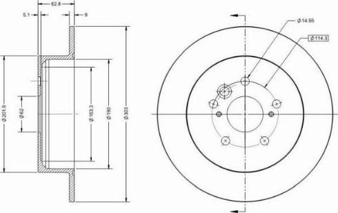 Remy RAD1501C - Brake Disc autospares.lv