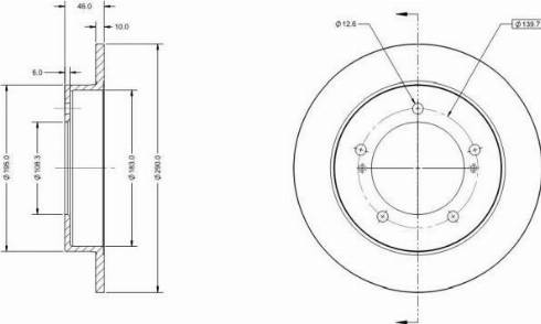 Remy RAD1503C - Brake Disc autospares.lv