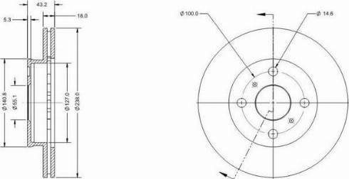 Remy RAD1511C - Brake Disc autospares.lv